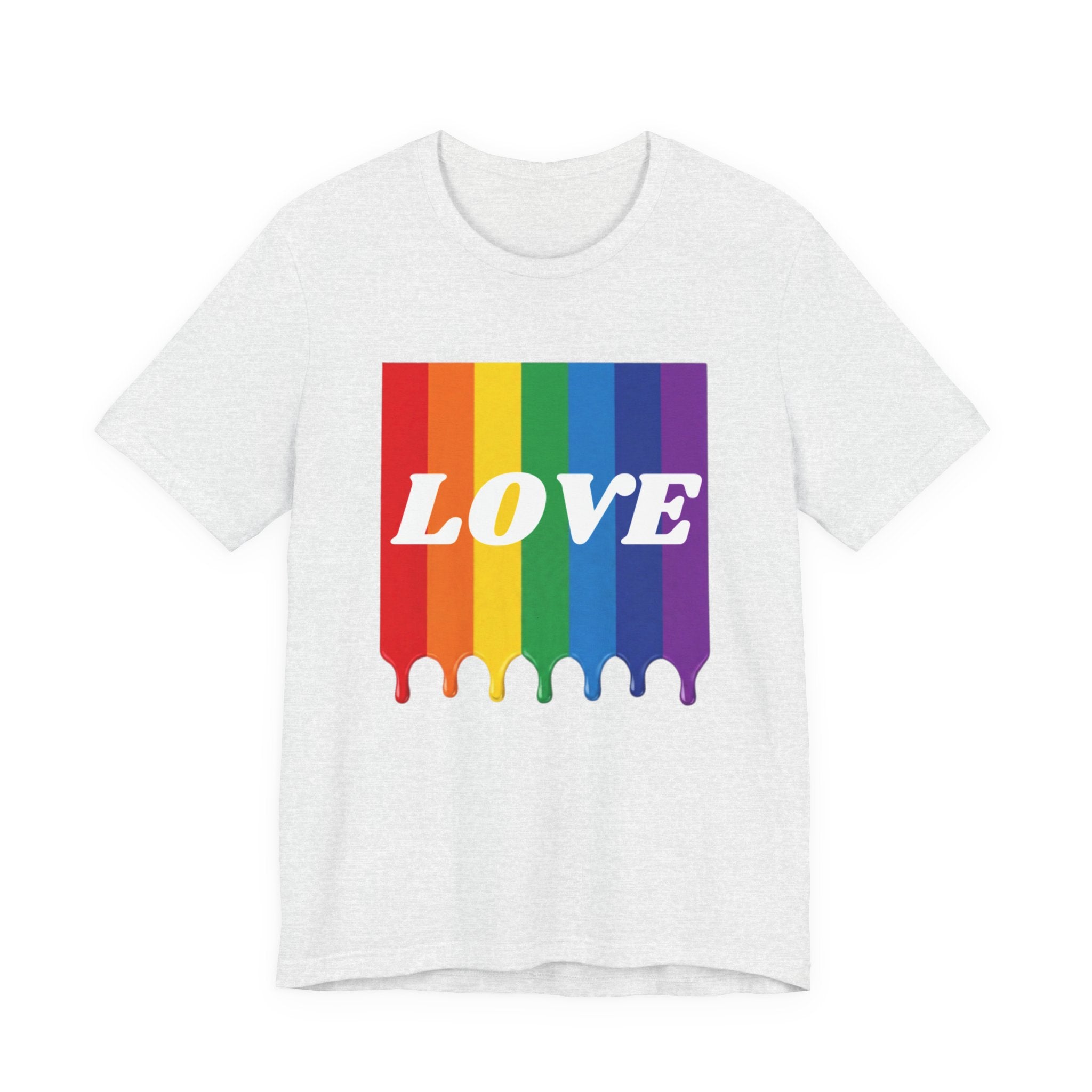 Love Rainbow Drip Tee — LGBTQ Pride Graphic T-Shirt
