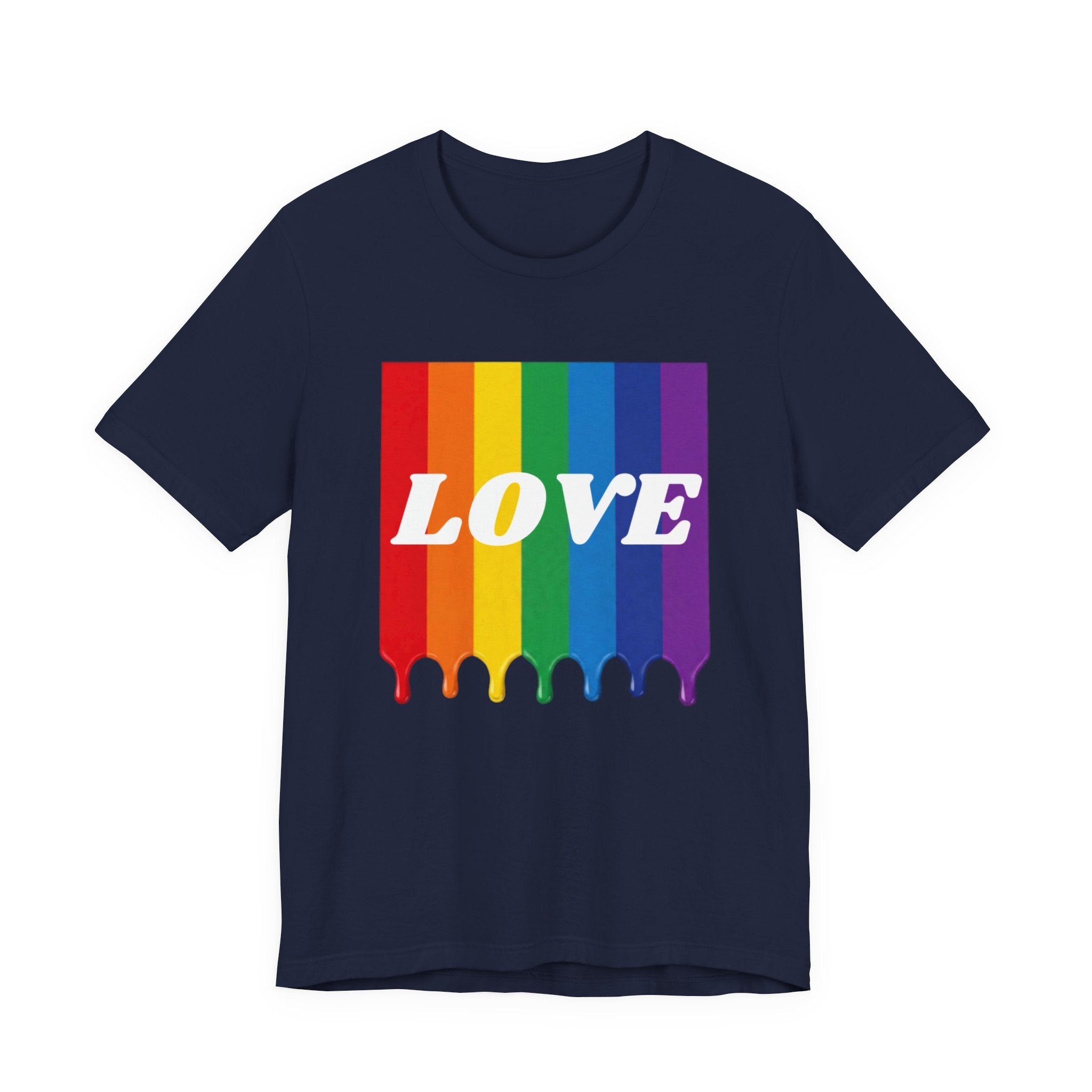 Love Rainbow Drip Tee — LGBTQ Pride Graphic T-Shirt