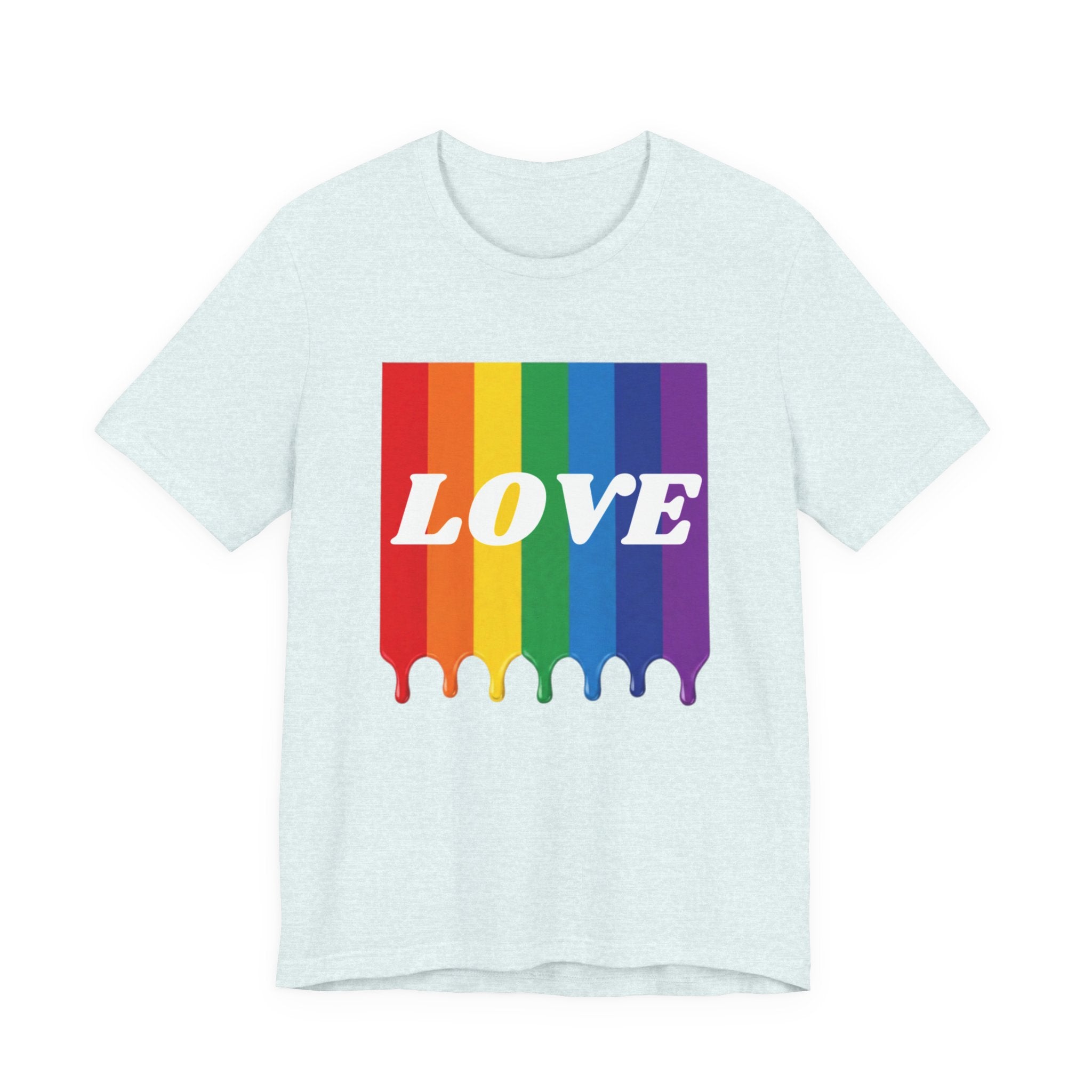Love Rainbow Drip Tee — LGBTQ Pride Graphic T-Shirt