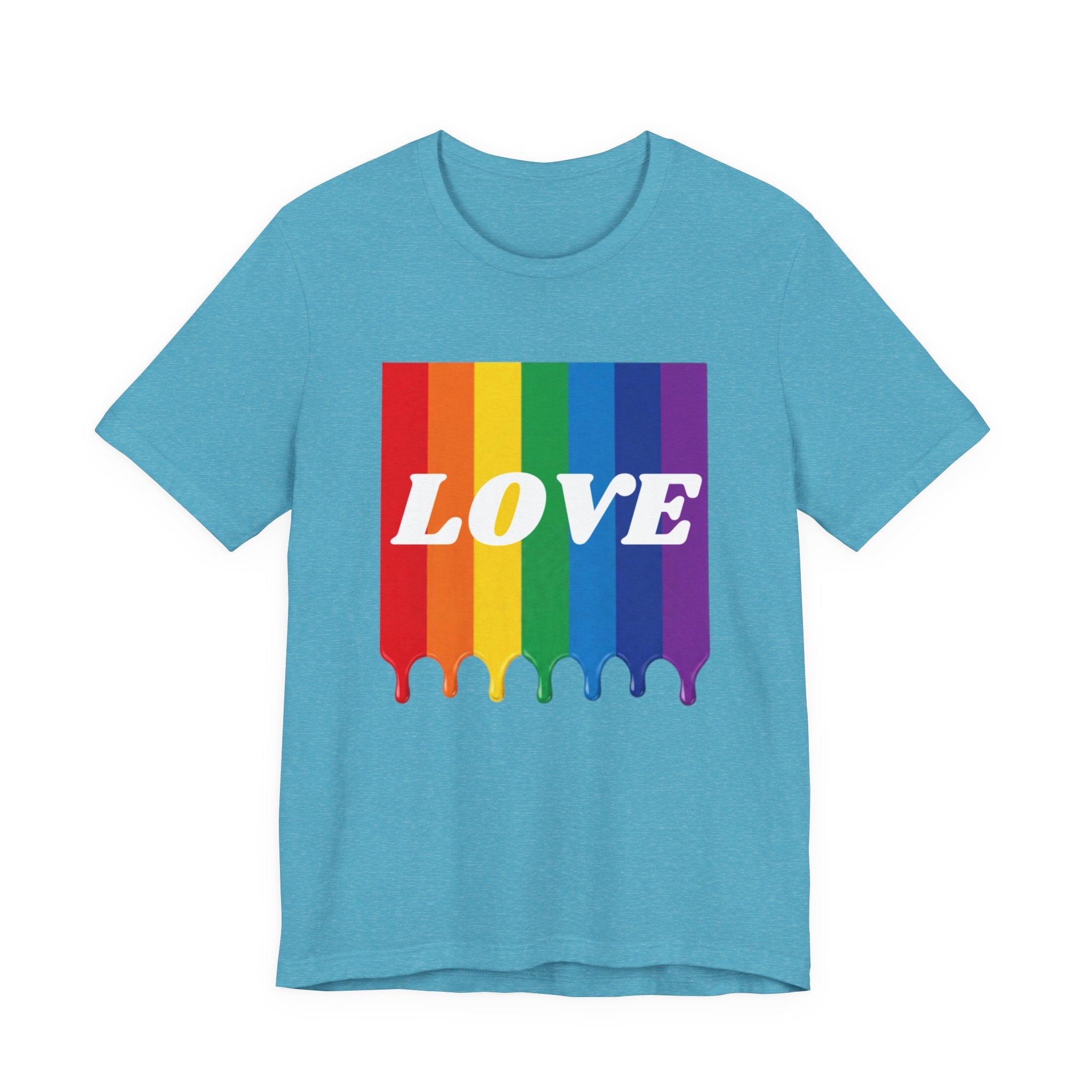 Love Rainbow Drip Tee — LGBTQ Pride Graphic T-Shirt