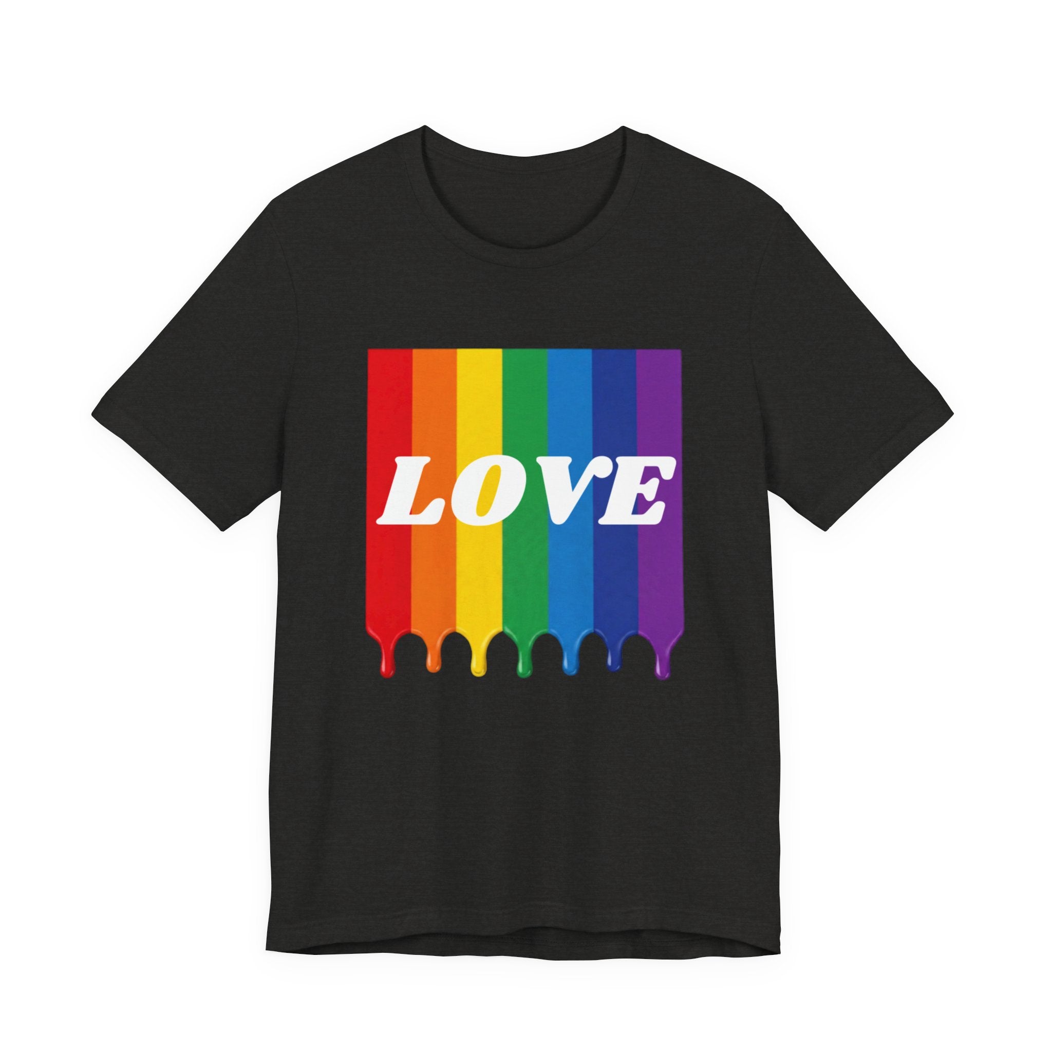 Love Rainbow Drip Tee — LGBTQ Pride Graphic T-Shirt